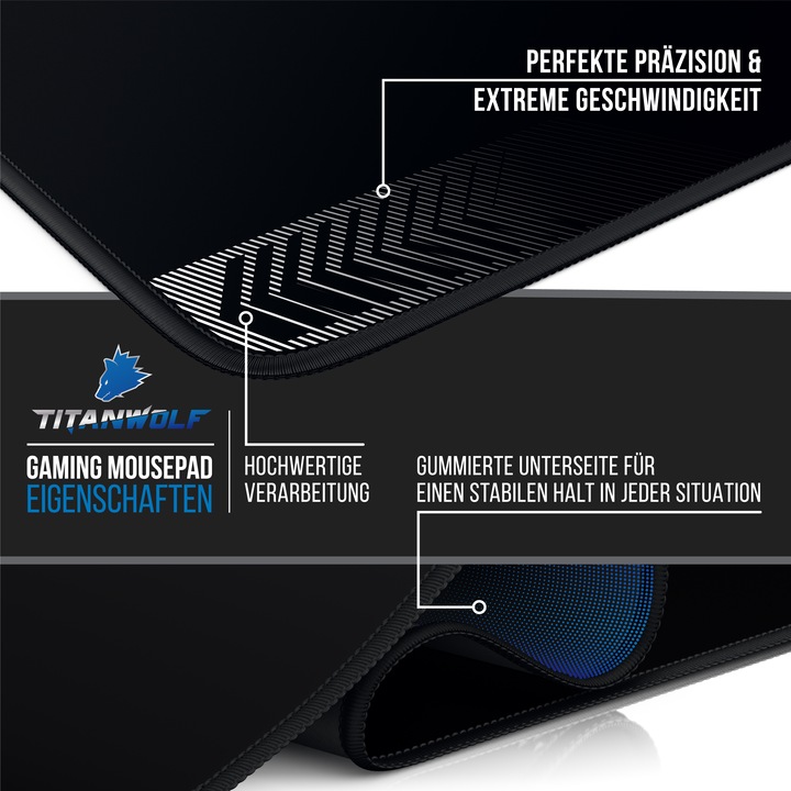 Actual product image Titanwolf Gaming Mauspad (3XL)