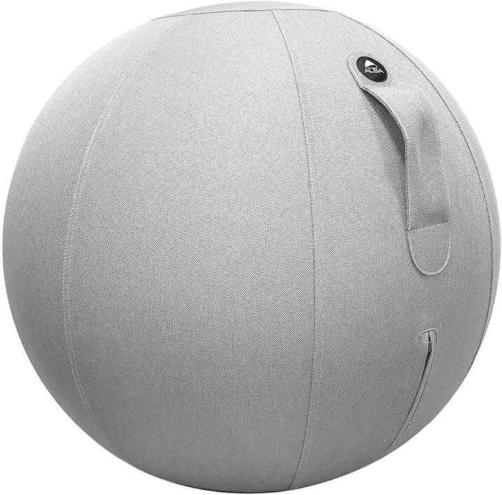 Produktbild Alba Creation Sitzhocker"MHBALL" hellgrau Bezug Polyester Sitzdurchmesser 650 mm mit Griff