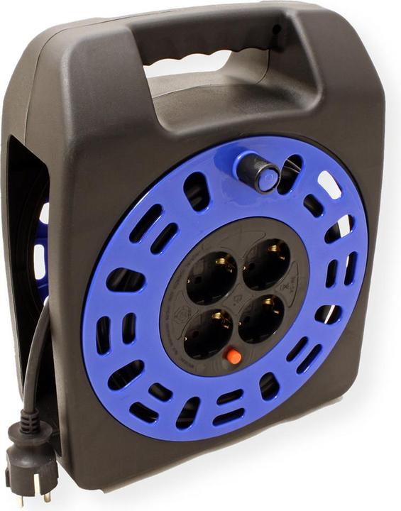 Produktbild Bachmann Aufrollkabelbox 4x Schutzkontakt AC230V, 20 m (20 m, 1.50 mm²)