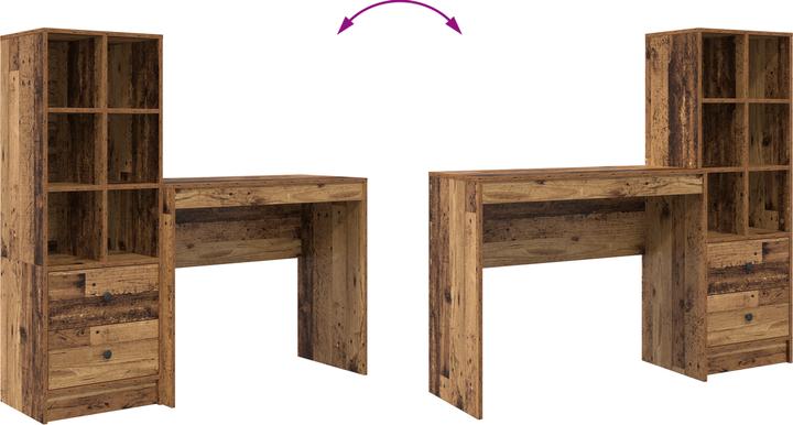 Produktbild vidaXL Schreibtisch (40 x 90 x 127 cm)