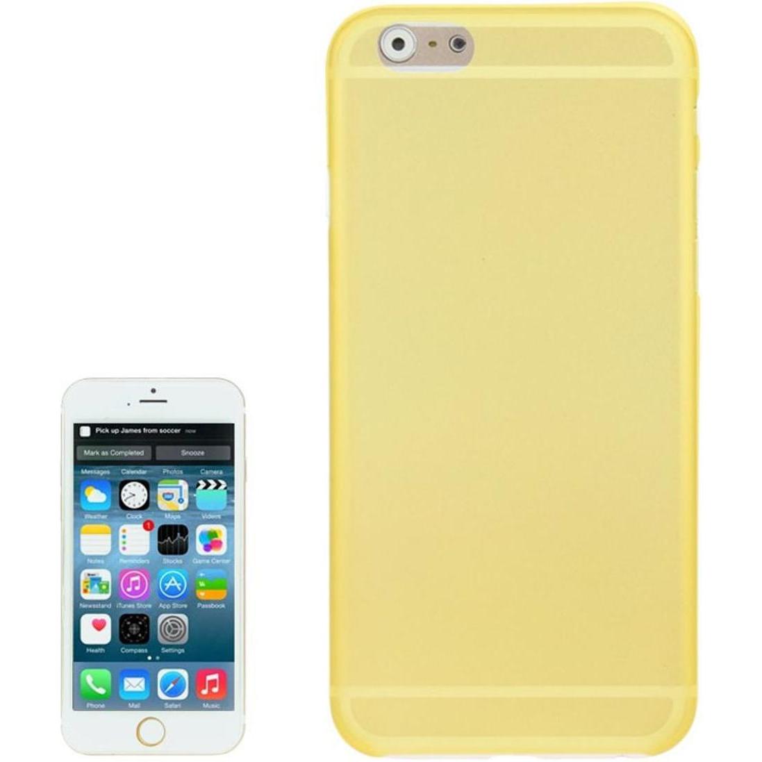 König Design Schutzhülle Case Ultra Dünn 0,3mm für Handy Apple iPhone 6 Gelb Transparent (Apple iPhone 6), Smartphone Hü...
