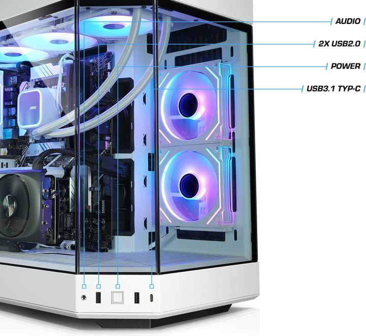 Produktbild Kiebel Poseidon IX (2000 GB, 32 GB, AMD Ryzen 7 9800X3D, GeForce RTX 5080)