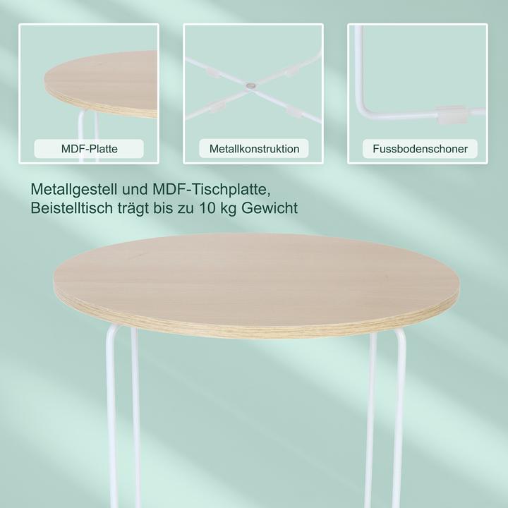 Actual product image Relaxdays side table (40 x 40 x 40 cm)