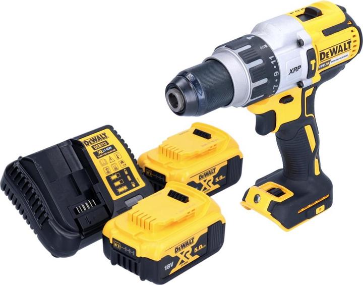 Produktbild DeWalt DCD 996 P2 Akku Schlagbohrschrauber 18 V 95 Nm Brushless + 2x Akku 5,0 Ah + Ladegerät