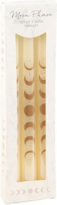 Actual product image Something Different Moon Phases Taper Candle (Pack of 3) (3 pcs.)