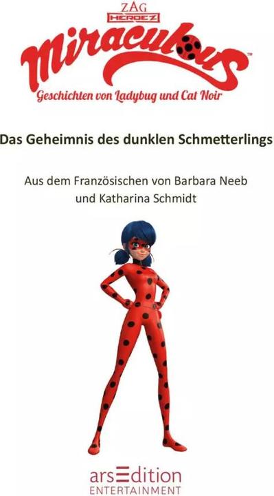 Immagine prodotto Miraculous - Il segreto della farfalla nera (Miraculous 11) (Tedesco, Katharina Schmidt, Barbara Neeb, 2021)