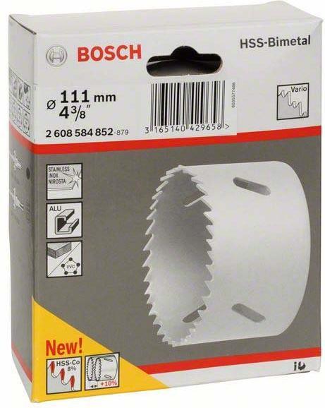 Produktbild Bosch Professional Zubehör Lochsäge HSS-Bimetall für Standardadapter, 111 mm, 4 3/8-Zoll (111 mm)