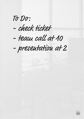 Produktbild Nobo Glassboard 23 cm x 15.2 cm, Grau (15.20 x 23 cm)