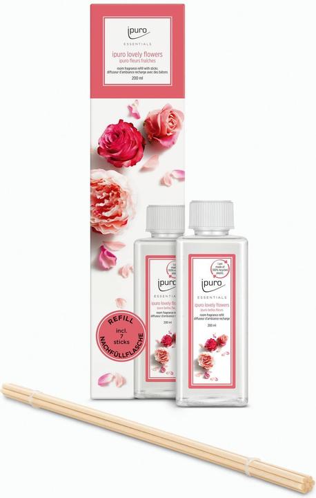 Image du produit Ipuro Recharge d'encens Lovely Flowers avec bâtonnets 200 ml (200 ml)