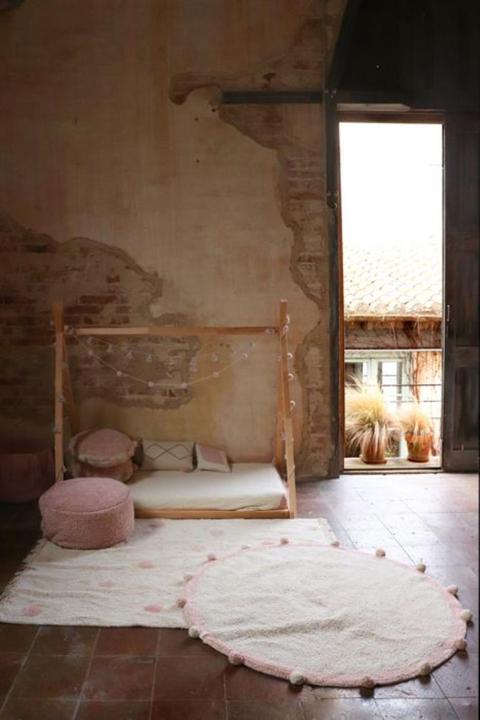 Produktbild Lorena Canals Teppich Hippy Dots (160 x 160 cm)