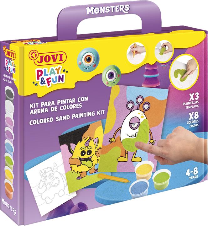 Actual product image Jovi Play&Fun Sandmalerei - Kreaturen