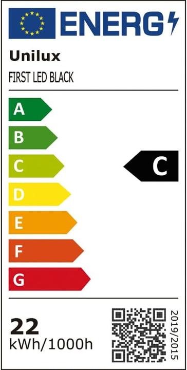 Label énergétique Unilux FIRST LED Lèche-plafond (3271 lm)