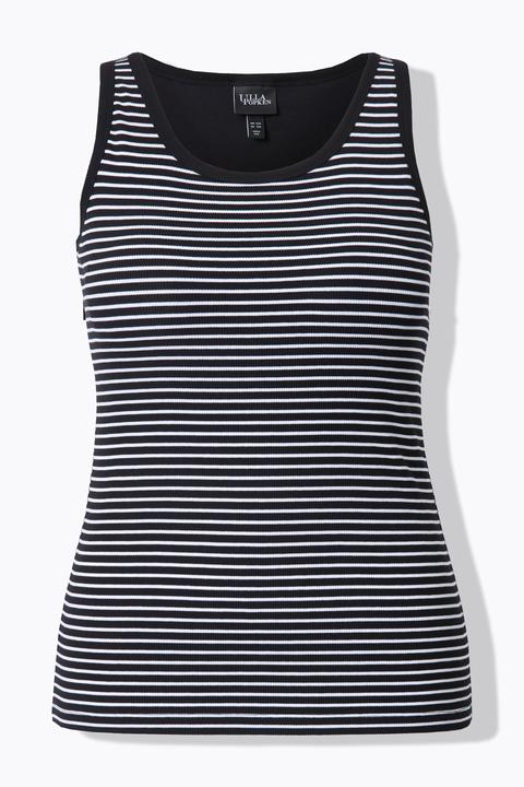 Actual product image Ulla Popken Striped Bra Tank (60)