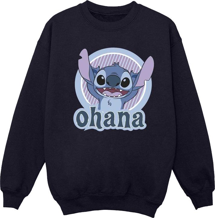 Produktbild Disney Lilo And Stitch Ohana Circle Sweatshirt Jungen (128)