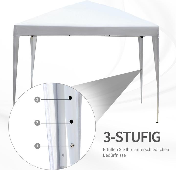 Actual product image Outsunny Folding pavilion with carrier bag (300 cm, 295 cm)