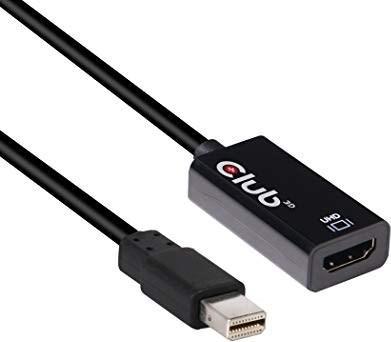 Actual product image Club 3D Mini DisplayPort 1.4 to (HDMI, 1.12 cm)