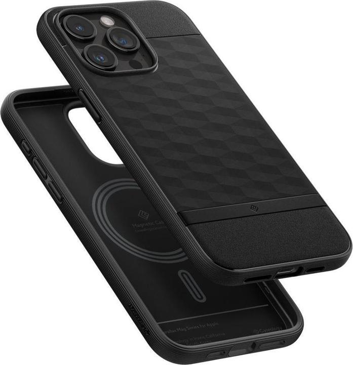 Actual product image Caseology Parallax MAG iPhone 15 Pro 6.1" Magsafe Czarny/Matte Black ACS06749 (Apple iPhone 15 Pro)