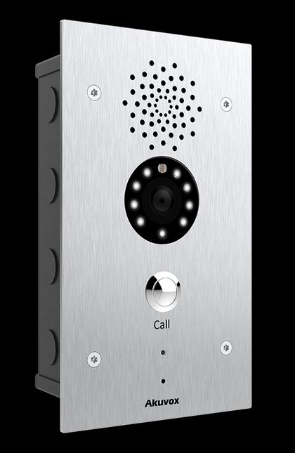 Actual product image Akuvox Video-TFE E21V Main Body In-Wall, vandal resistant (Ethernet, Wi-Fi)