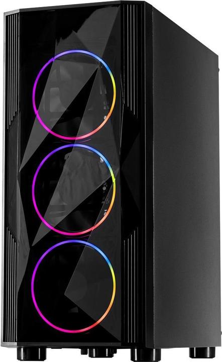 Actual product image Intertech Inter-Tech A-3401 Chevron ARGB case (88881348) (ATX, mATX, Mini-ITX)