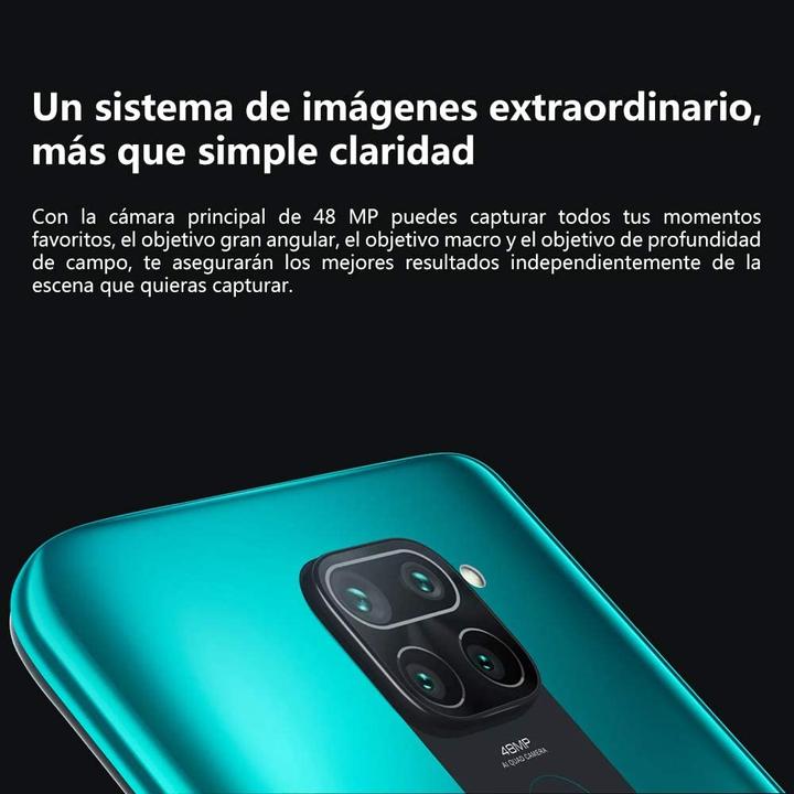 Produktbild Xiaomi Redmi Note 9 (128 GB, Midnight Grey, 6.53", Dual SIM + SD, 48 Mpx, 4G)