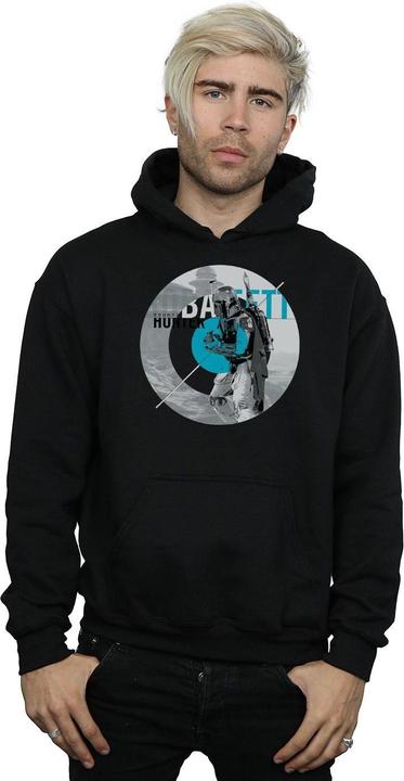Actual product image Star Wars Mens Boba Fett Bounty Hunter Circle Hoodie (XXL)