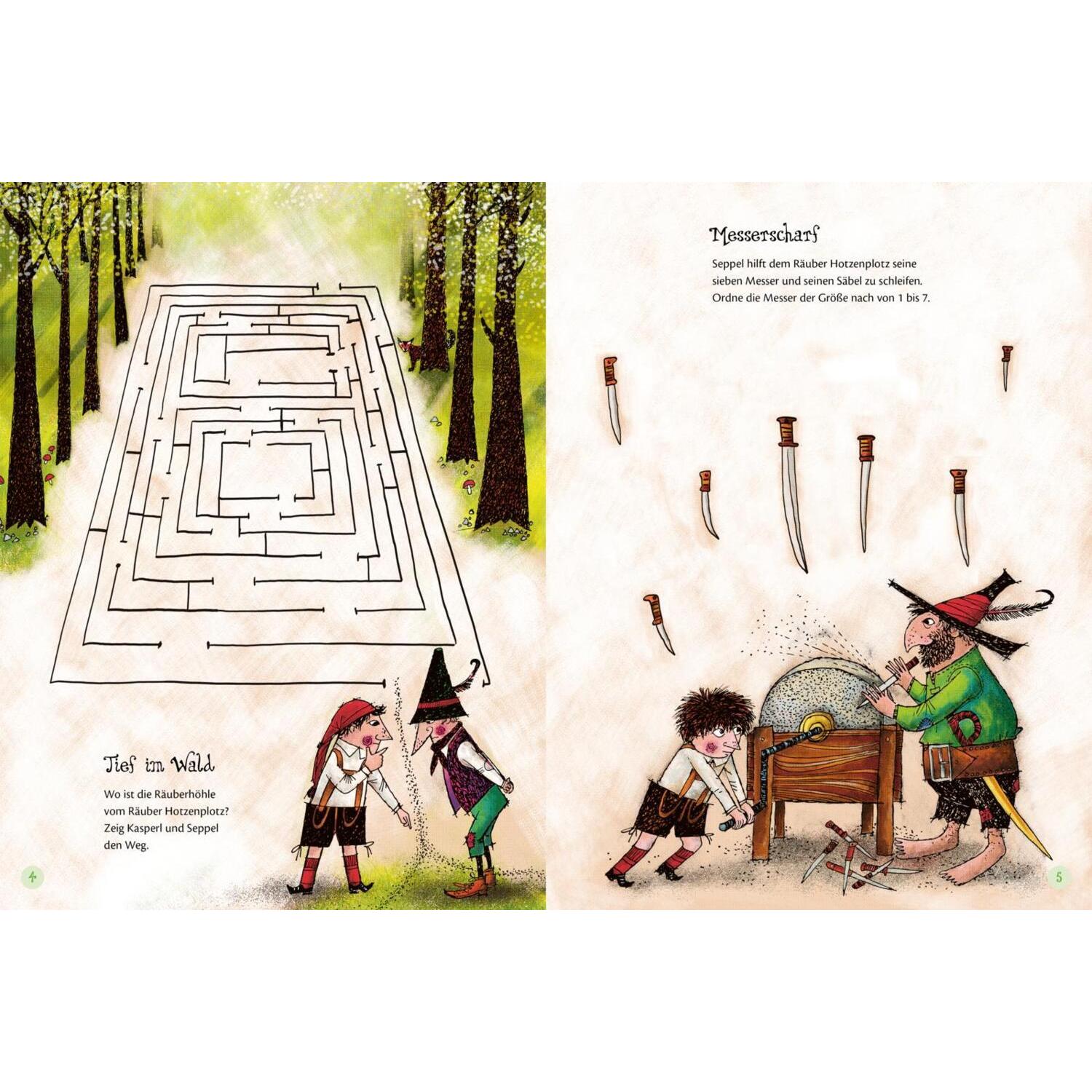 Thumbnail - Mein grosses Räuber Hotzenplotz-Rätselbuch, Kinderbücher von Mathias Weber, Otfried Preussler