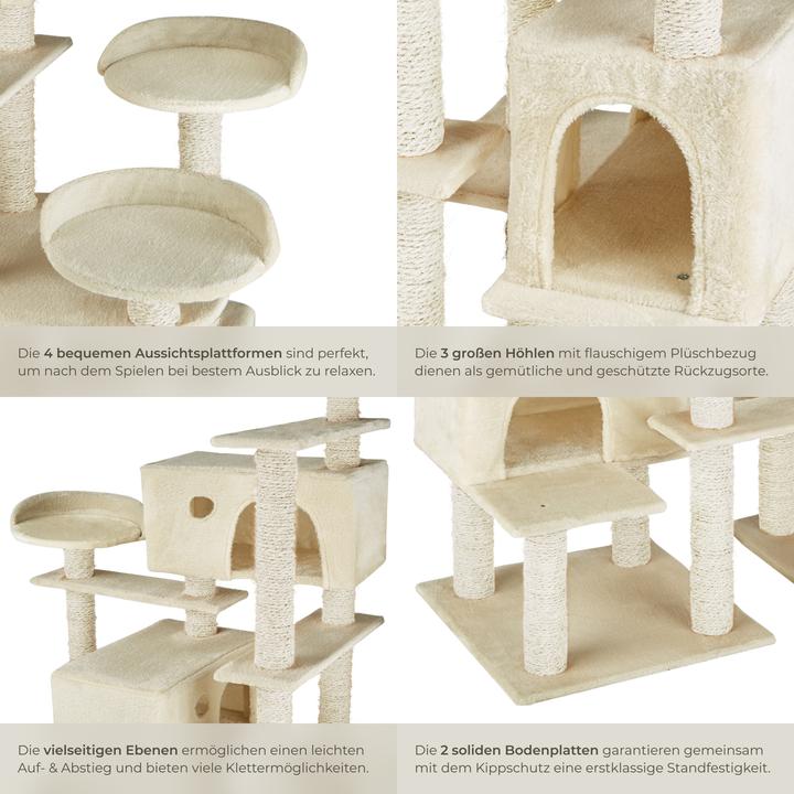 Produktbild tectake Entissar (214 cm, Beige)