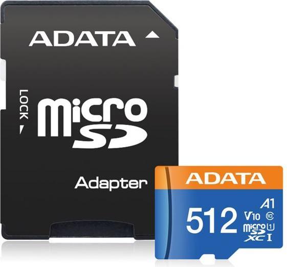 Produktbild Adata Premier 512GB microSDXC (UHS-I U1, Class 10, V10, A1) (512 GB, microSDXC, U1, UHS-I)