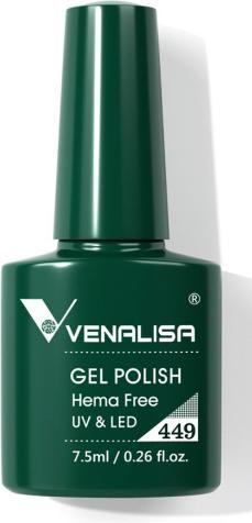 Produktbild Venalisa Gellack 449 UV/LED (Dunkelgrün, UV-Gel Lack)