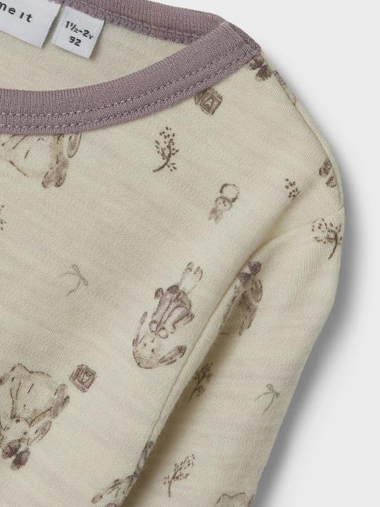 Produktbild Name it Merinowoll Oberteil mit langen Ärmeln (98)