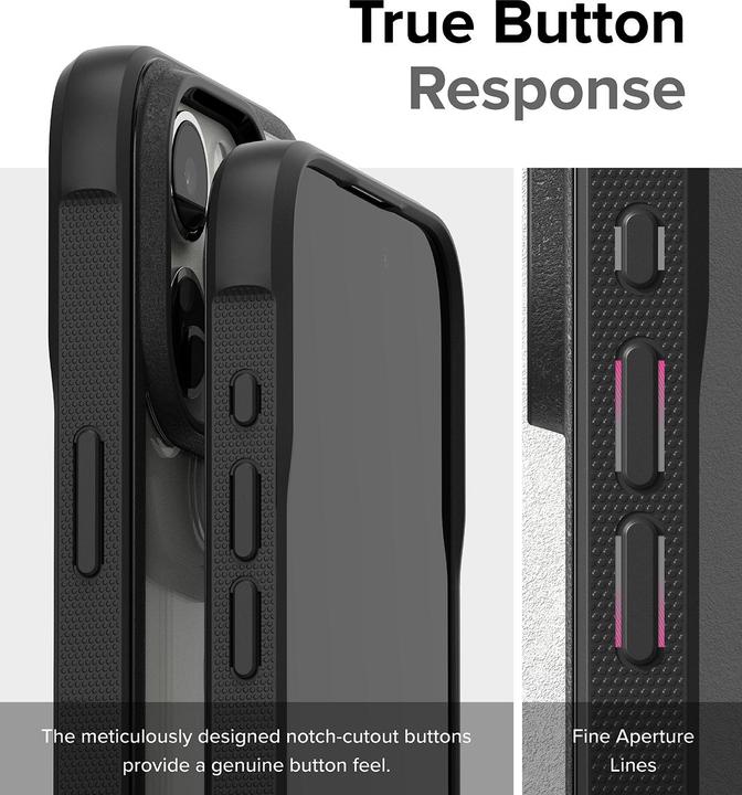 Produktbild Ringke iPhone 15 Pro Case Fusion Bold Clear/ Black (Apple iPhone 15 Pro)