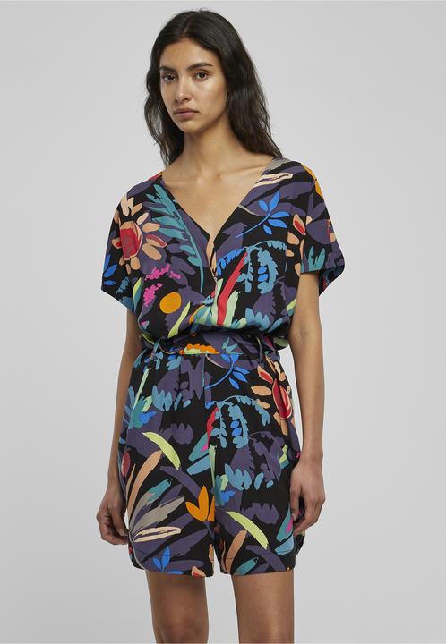 Produktbild Urban Classics Ladies Short Viscose Belt Jumpsuit (XS)