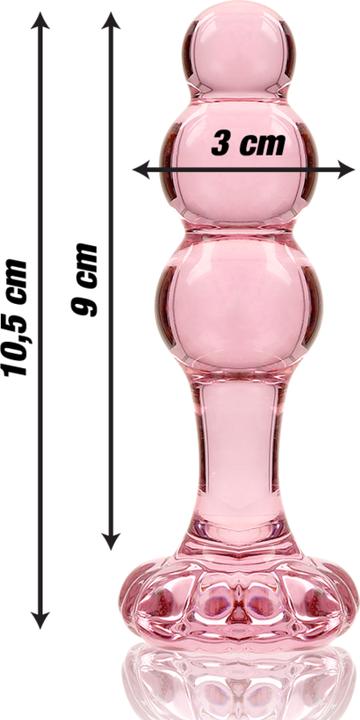 Produktbild Ibiza Nebula Series By ™ - Modell 1 Analplug Borosilikatglas 10,7 X 3 cm Rosa