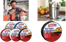 Immagine prodotto tesa Nastro isolante elettrico, nastro adesivo resistente al calore per isolare, riparare e impacchettare (19 mm)