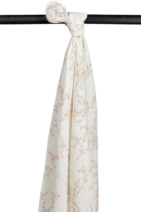 Actual product image Meyco Swaddle XL Branches sand (140 cm, 200 cm)
