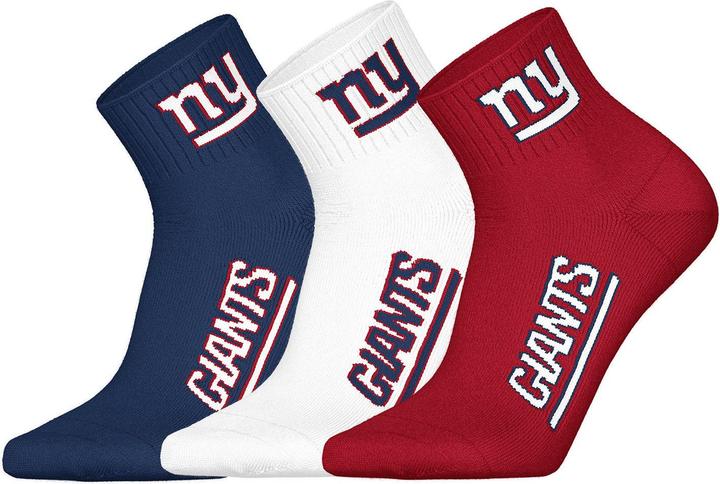 Produktbild NFL Freizeitsocken NY Giants Quarter (3er Pack, 43 - 46)