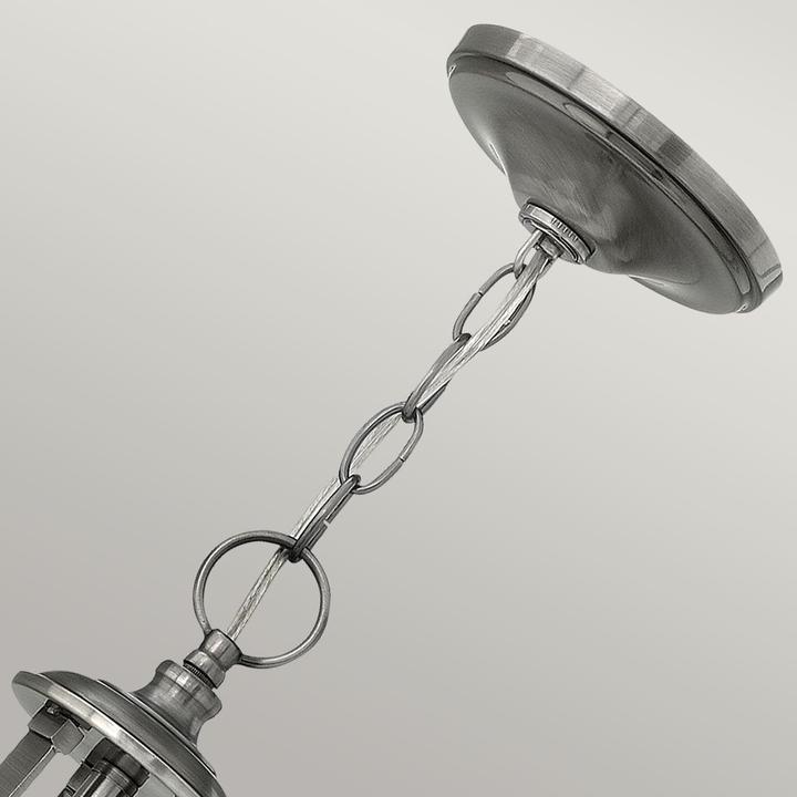 Produktbild Elstead Lighting Truman Kronleuchter E27 3-fach Antikes Nickel (50.80 cm)