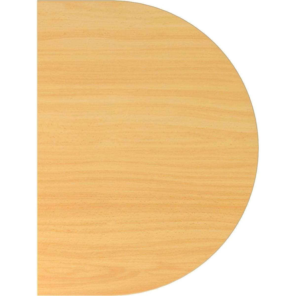 MC, Zubehör Büromöbel, Anbau-Element Halbrund für MyTable XB Schreibtisch mit Tischgestell Weiss