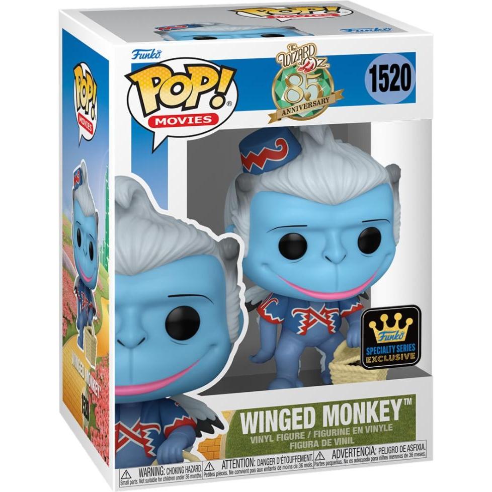 Thumbnail - Funko Der Zauberer von Oz POP! Movies Vinyl Figur Winged Monkey w/CH(FL) 9 cm Sortiment (6)