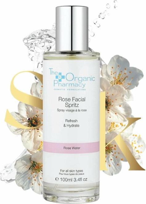 Produktbild The Organic Pharmacy Rose Facial Spritz Toner (Reinigungstücher Gesicht, 100 ml)