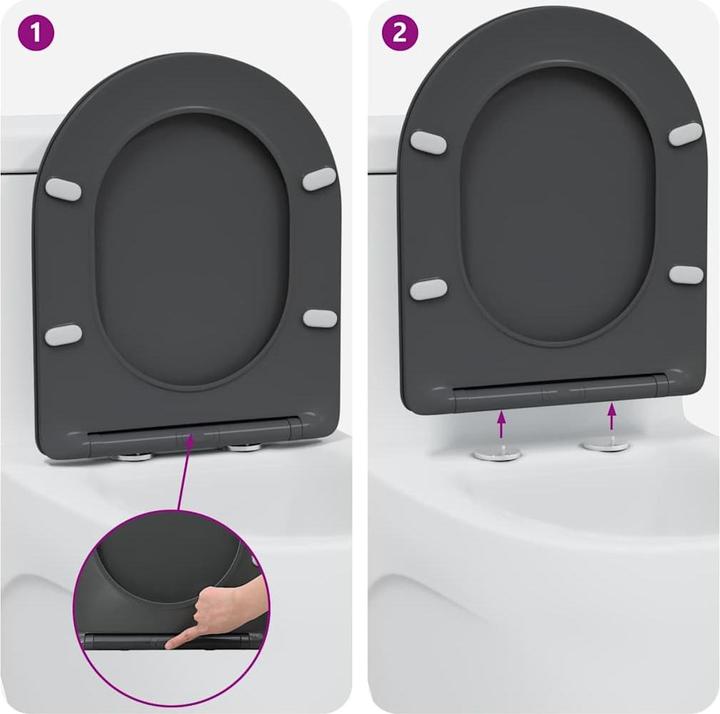 Produktbild vidaXL Toilettensitz