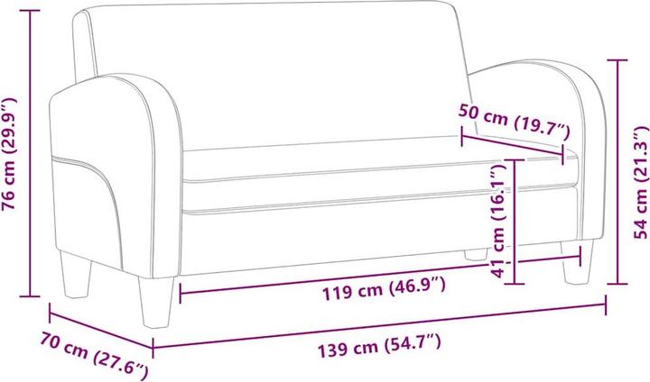 Produktbild vidaXL Sofa (3-Sitzer)
