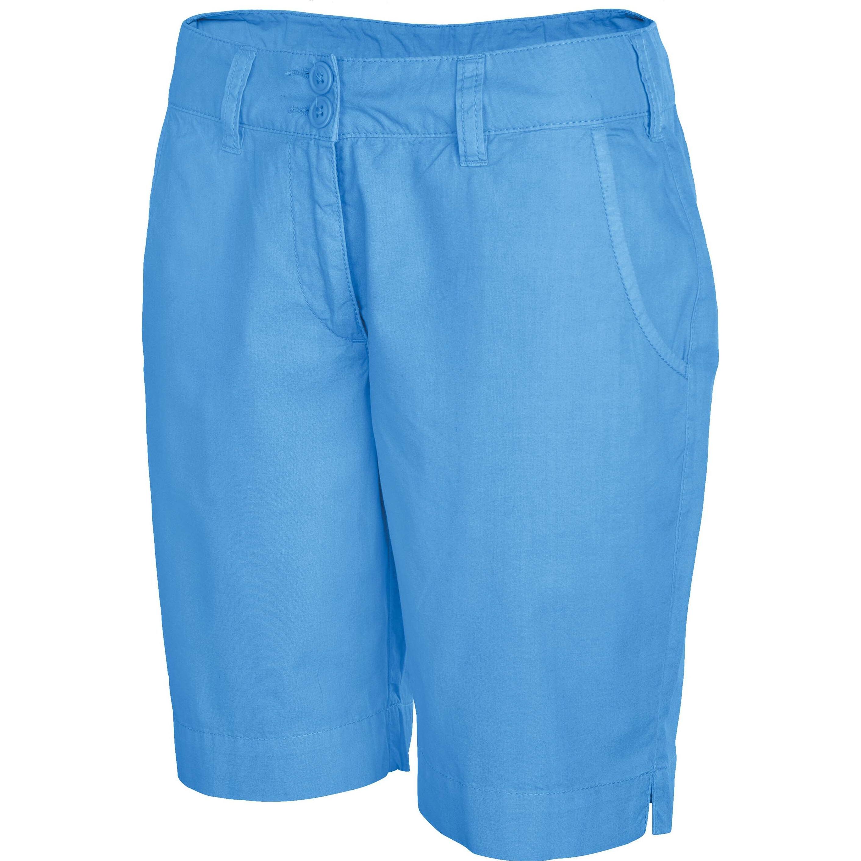 Kariban, Damen, Shorts, Canvas, Blau, (46)