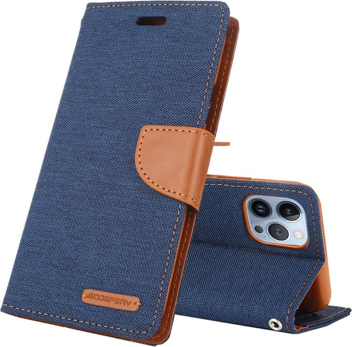 Actual product image iPhone 14 Pro Max - Canvas Fabric Case blue (Apple iPhone 14 Pro Max)