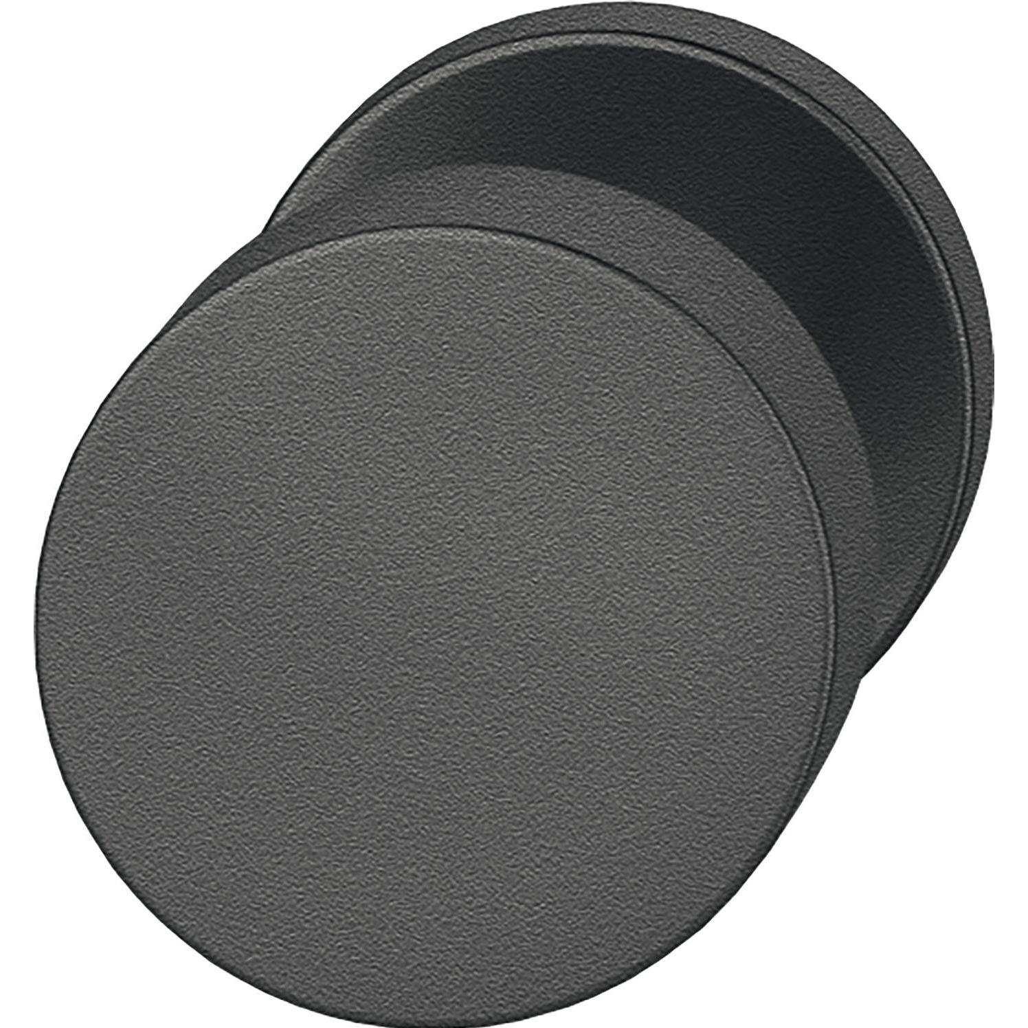 FSB, Türgriff + Fenstergriff, Türknopf 23 0829 03600 FH-AGL fest auf Rosette,Aluminium schwarz matt (Türknopf)