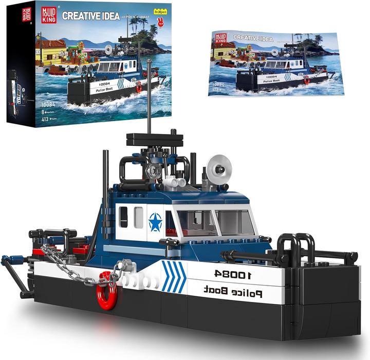 Produktbild Mould King Polizeiboot