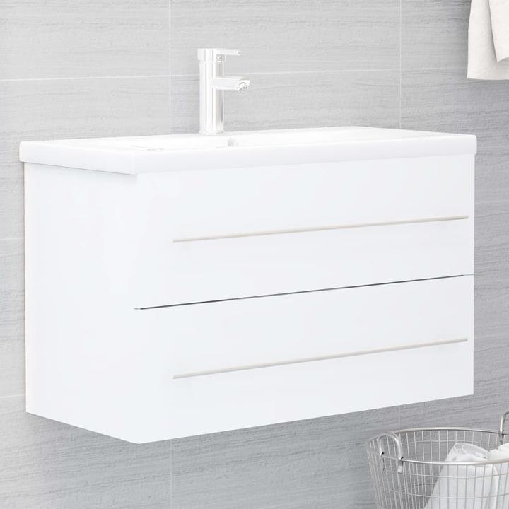 Actual product image vidaXL Vanity unit and washbasin (80 x 38.5 x 48 cm)