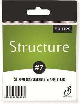 Produktbild Beautynails Bna Semi-Transparent Structure Tips No. 07 X50 (Kunstnägel)
