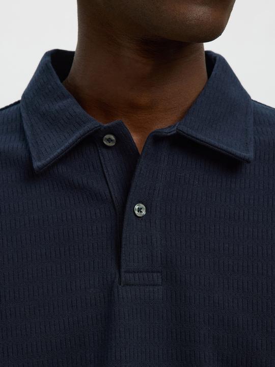 Produktbild Selected 100% Baumwoll Langarm-Poloshirt (M)