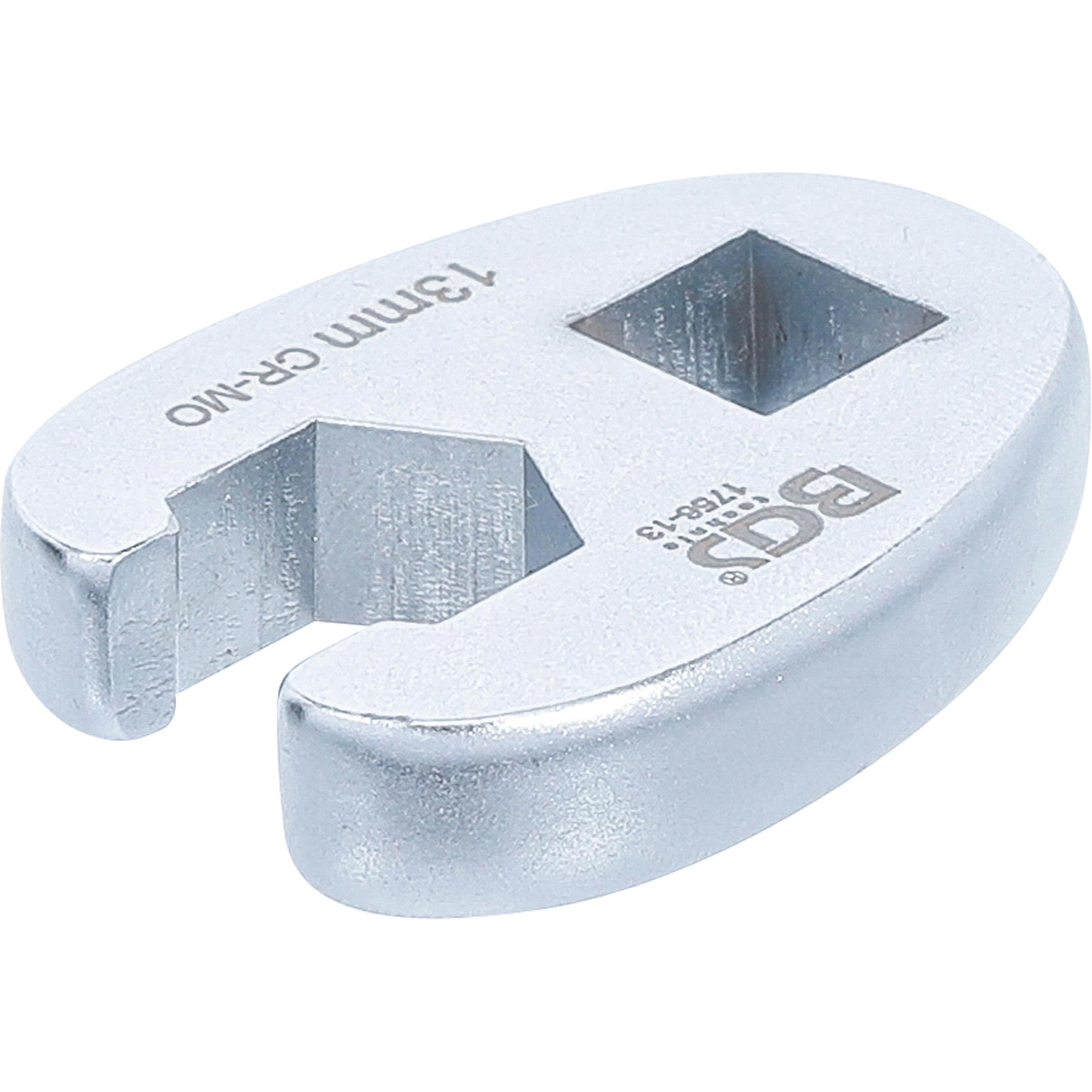 BGS, Steckschlüssel + Stecknuss, Hahnenfussschlüssel Antrieb Innenvierkant 10 mm (3/8") SW 13 mm (13 mm)
